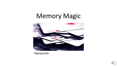Thumbnail for entry Memory Magic Video