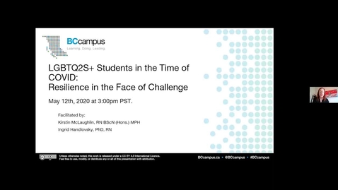 Thumbnail for entry LGBTQ2S+ Students in the Time of COVID: Resilience in the Face of Challenge (May 12)