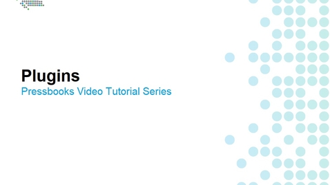 Thumbnail for entry How to Enable Plugins