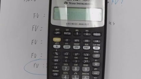 Thumbnail for entry MATH150 3 - 3 Using a Financial Calculator