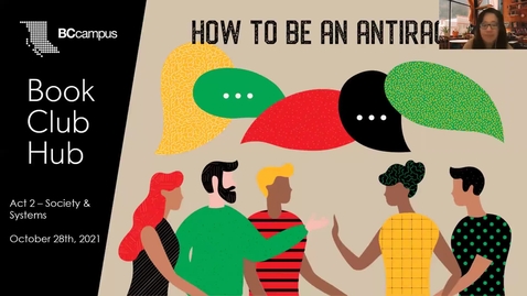 Thumbnail for entry 3. Book Club Hub - How to Be an Antiracist (Oct. 28, 2021)