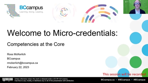 Thumbnail for entry 1. Opening Remarks: Micro-Credentials: Competencies at the Core (Feb. 22, 2023)