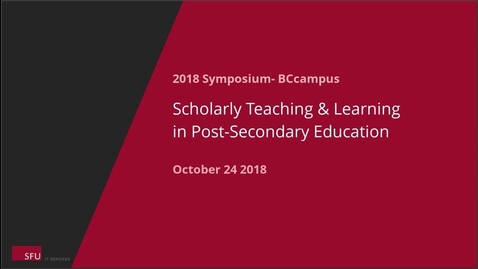 Thumbnail for entry Symposium 2018 Keynote Speaker - Pamela Shaw